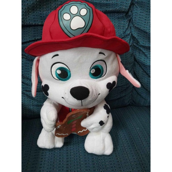 Paw Patrol Marshall 12" Christmas Plush Holiday Greeter 2021 - Picture 7 of 7